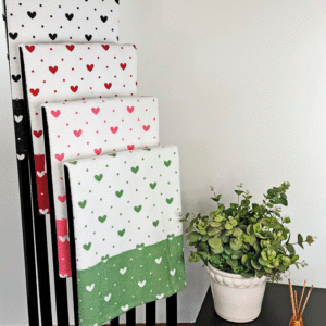 Toalha De Banho Felpuda Estampada Com 3 Peças 70 cm x 1,50m