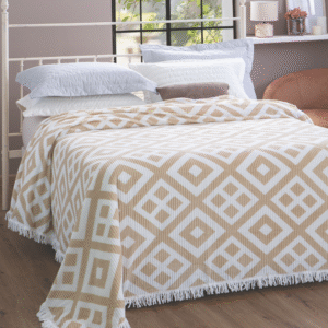 Colcha Chenille Canelada Casal Gabriela Jolitex 2,20x2,40M