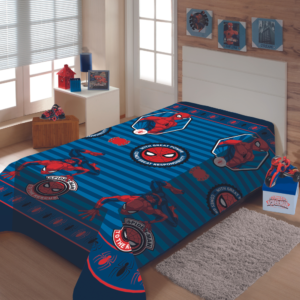 Manta Juvenil Fun Marvel Microfibra Jolitex 1,50 M x 2,00 M